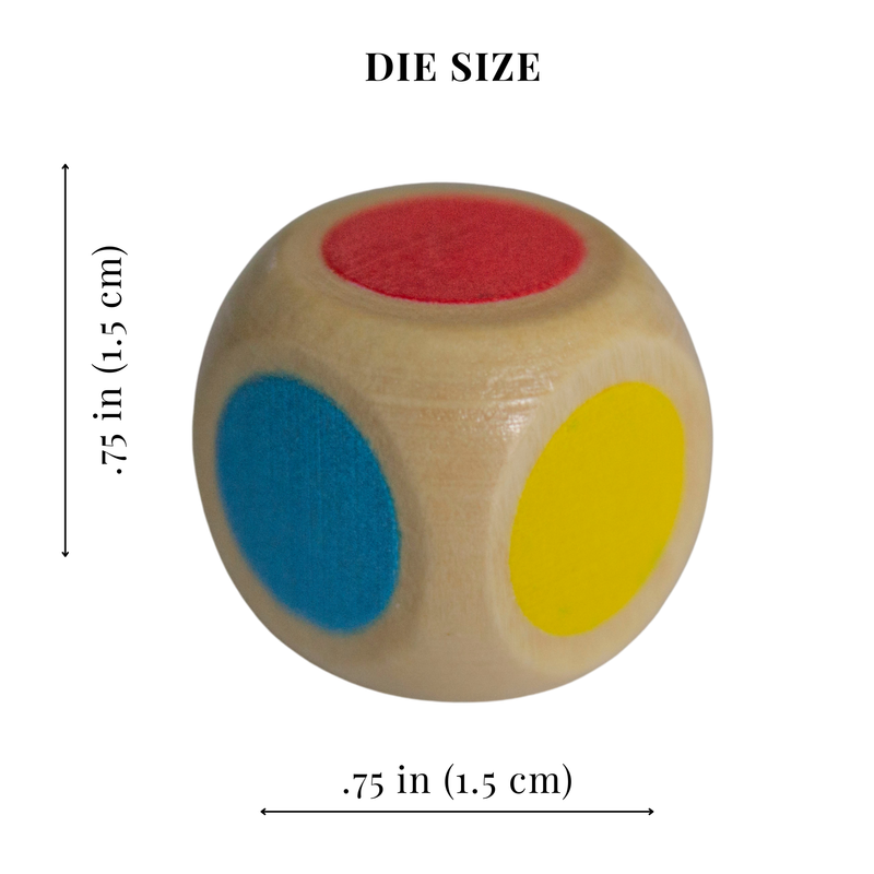 Montessori Wooden Memory Color Matching Game