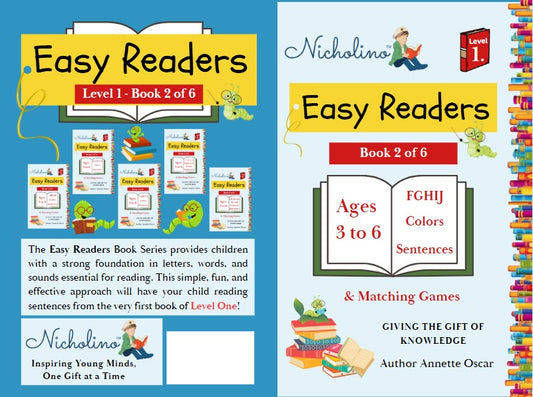 Easy Readers Level 1 - Book 2 of 6