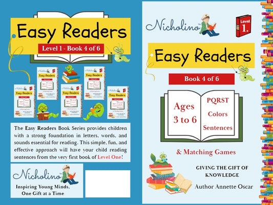Easy Readers Level 1 - Book 4 of 6