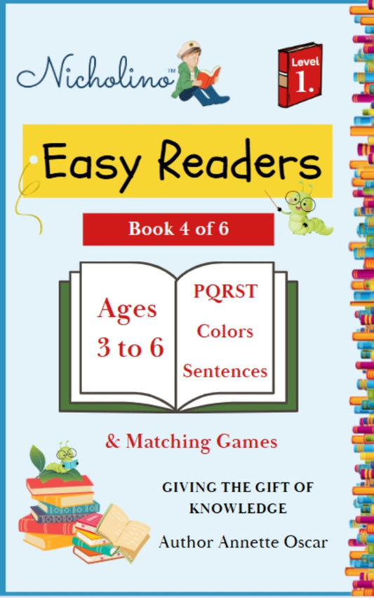 Easy Readers Level 1 - Book 4 of 6