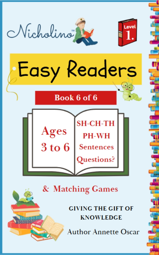 Easy Readers Level 1 - Book 6 of 6